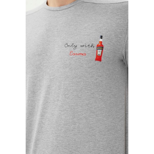 Erkek T-shirt EXUMA ERKEK BASKILI T-SHIRT Ürün Kodu: 1412044-057