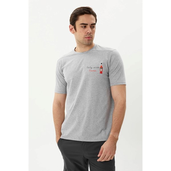 Erkek T-shirt EXUMA ERKEK BASKILI T-SHIRT Ürün Kodu: 1412044-057