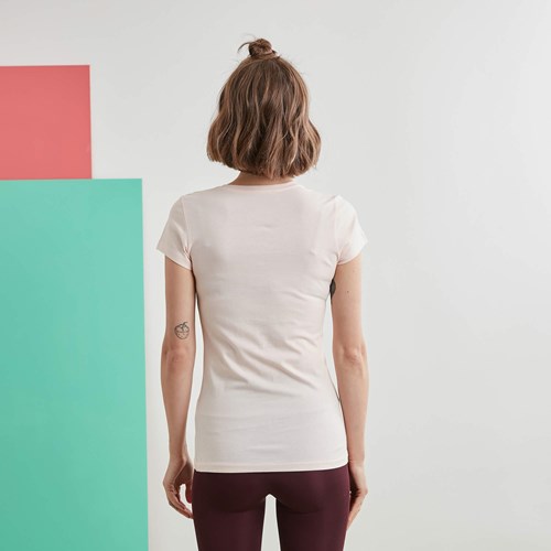 Kadın T-shirt Penolepe Kadın V Yaka Basic Tshirt Ürün Kodu: 20206001-1043