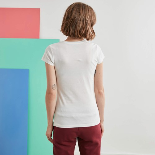 Kadın T-shirt Barbara Kadın Make İt Baskılı  Tshirt Ürün Kodu: 20206003-9001