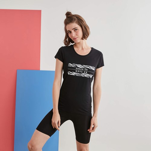 Kadın T-shirt Mary Kadın Baskılı  Tshirt Ürün Kodu: 20206007-2001