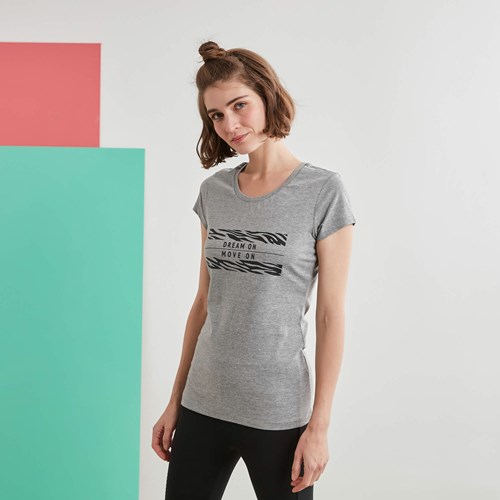 Kadın T-shirt Mary Kadın Baskılı  Tshirt Ürün Kodu: 20206007-2018