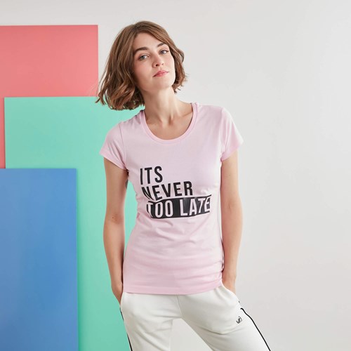 Kadın T-shirt Nina Kadın Baskılı  Tshirt Ürün Kodu: 20206008-1041