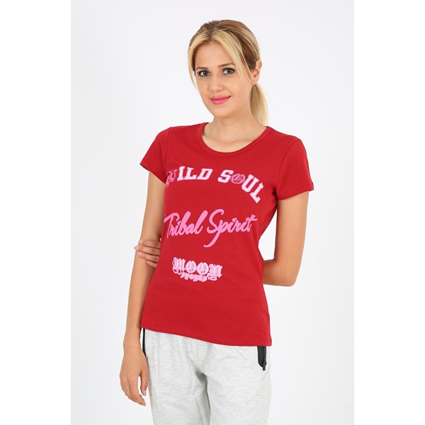 Kadın T-shirt Sofia Kadın Baskılı  Tshirt Ürün Kodu: 211206021-3001