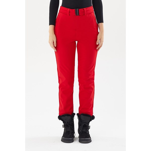 Kadın Pantalon EXUMA KADIN SOFTHELL PANT Ürün Kodu: 2423026-KIRMIZI