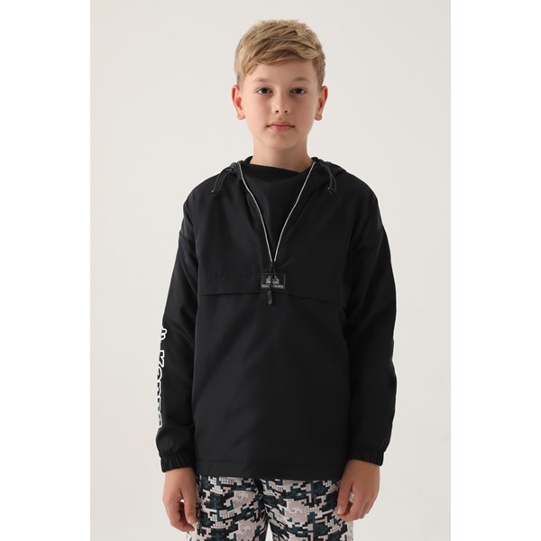 Çocuk Sweatshirt Eşofman Üst-Sweatshirt Ürün Kodu: 321V68W-siyah