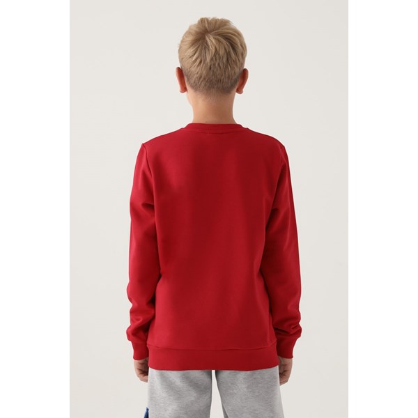 Çocuk Sweatshirt Eşofman Üst-Sweatshirt Ürün Kodu: 321V8CW-KIRMIZI