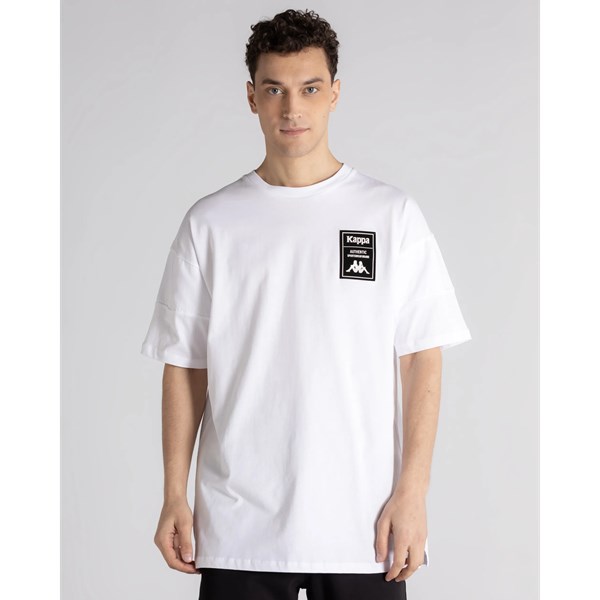 Erkek T-shirt Kappa Erkek Oversize Tshirt AUTHENTIC TECHVILEK TK Ürün Kodu: 341M8QW-K001
