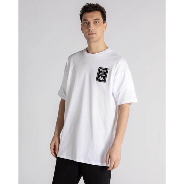 Erkek T-shirt Kappa Erkek Oversize Tshirt AUTHENTIC TECHVILEK TK Ürün Kodu: 341M8QW-K001