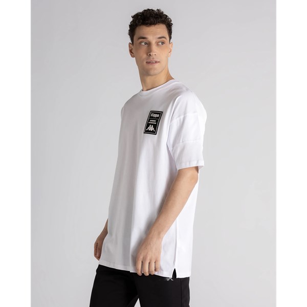 Erkek T-shirt Kappa Erkek Oversize Tshirt AUTHENTIC TECHVILEK TK Ürün Kodu: 341M8QW-K001