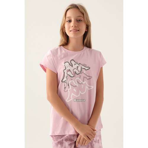 Çocuk T-shirt LOGO CANDACE Ürün Kodu: 341X15W-V08