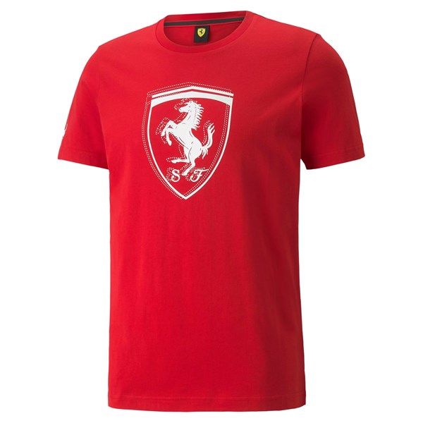 Unisex T-shirt Ferrari Race tonal Big Shield Tee Puma B Ürün Kodu: 533752-PT02