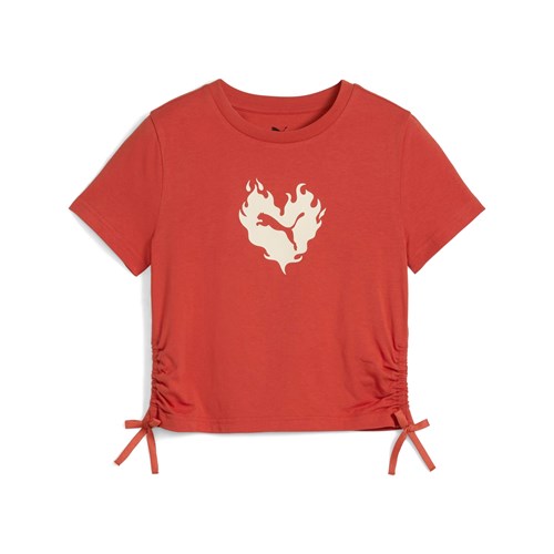 Çocuk T-shirt FLAMING LOVE Knotted Tee Ürün Kodu: 685108-PM15