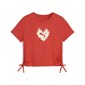 FLAMING LOVE Knotted Tee