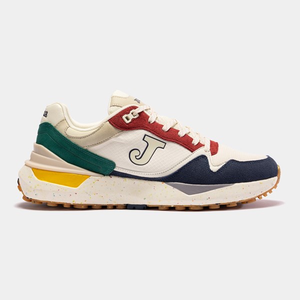 Erkek Günlük Giyim Ayakkabısı C.3080 MEN 2402 BEIGE MARINO ROJO VERDE Ürün Kodu: C3080S2402-188