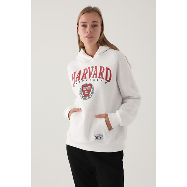 Kadın Sweatshirt HARVARD Eşofman Üst Sweatshirt Ürün Kodu: L1624-KREM