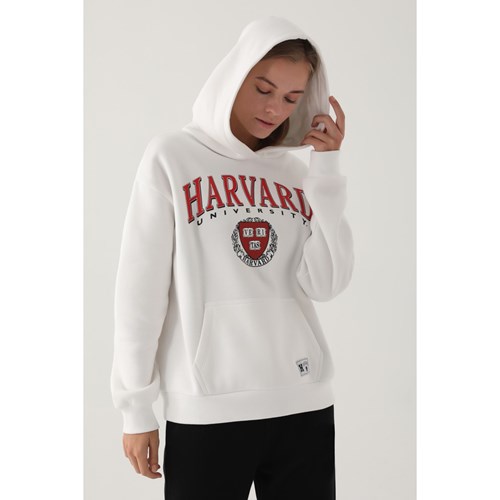 Kadın Sweatshirt HARVARD Eşofman Üst Sweatshirt Ürün Kodu: L1624-KREM