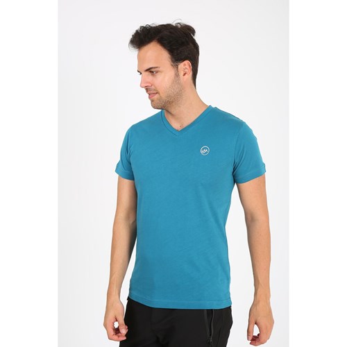 Erkek T-shirt Abant V Yaka Erkek  Tshirt Ürün Kodu: M222410612-1623