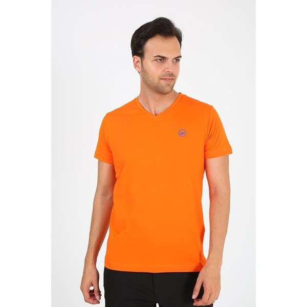 Erkek T-shirt Abant V Yaka Erkek  Tshirt Ürün Kodu: M222410612-1625