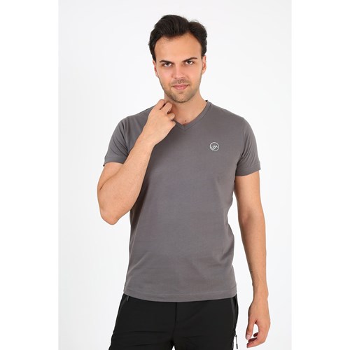 Erkek T-shirt Abant V Yaka Erkek  Tshirt Ürün Kodu: M222410612-1628