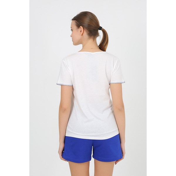 Kadın T-shirt Moonsports Kadın V Yaka Dikişli Tshirt Ürün Kodu: M2322104-J2216