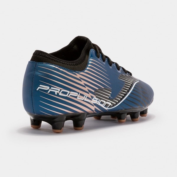 Erkek Krampon Joma Krampon  PROPULSION CUP 2301 BLACK BLUE FIRM GROUND Ürün Kodu: PCUS2301FG-002