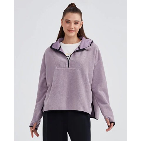 Kadın Sweatshirt W Outdoor Fleece Half Zip Sherpa Ürün Kodu: S232297-506