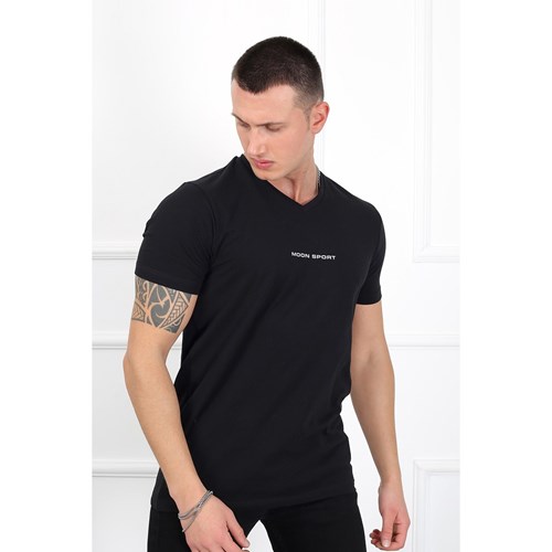 Erkek T-shirt Erkek baskılı t shirt Ürün Kodu: m222210610-siyah