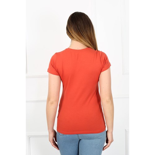 Kadın T-shirt Loya Kadın Basic  Tshirt Ürün Kodu: m222220611-DRKORNJ