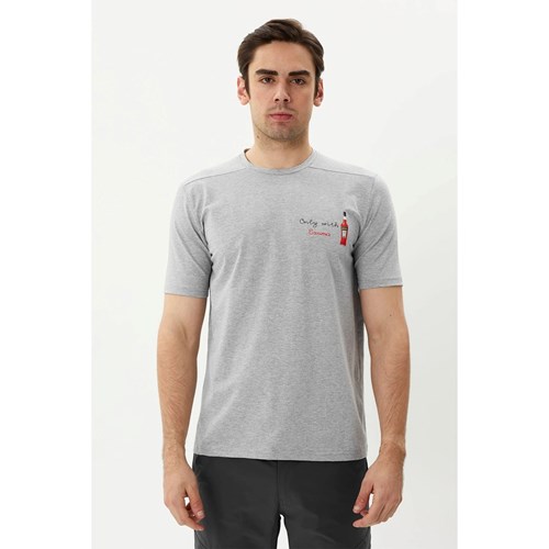 EXUMA ERKEK BASKILI T-SHIRT